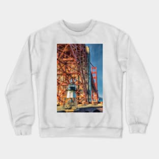 Fort Point Lighthouse Crewneck Sweatshirt